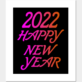 Happy New Year 2022 Posters and Art